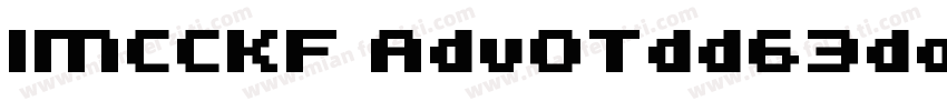 IMCCKF AdvOTdd63dae3字体转换